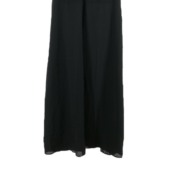 Victoria’s Secret Maxi Slip Dress S NWT Black & Gold Sleeveless Halter Open Back - Picture 7 of 10